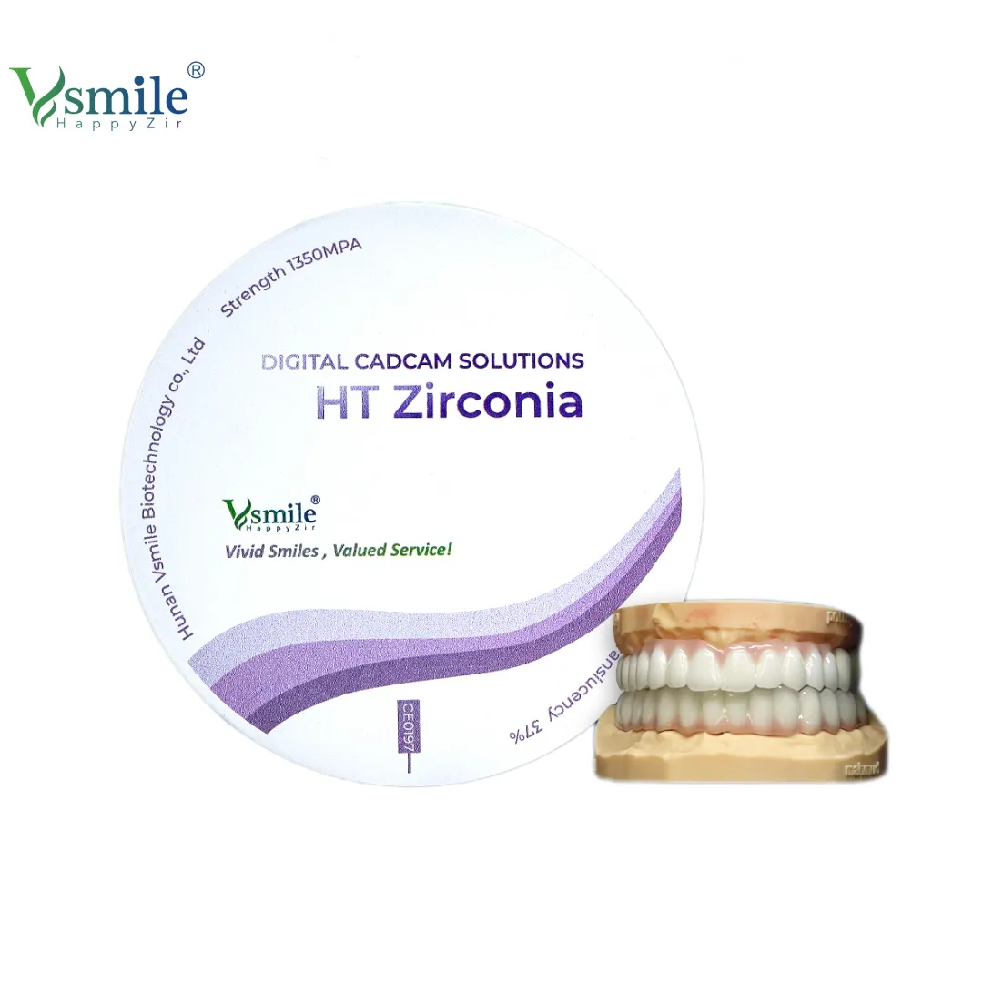 HT White Zirconia Disc 12mm (98mm) view 2