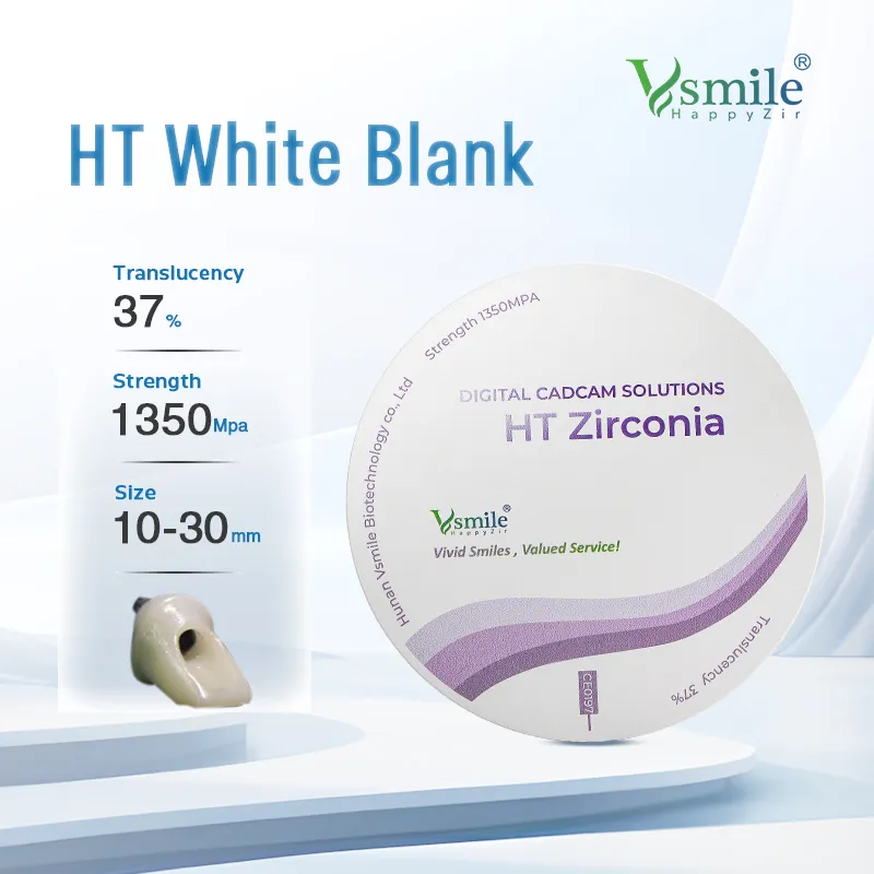 HT White Zirconia Disc 12mm (98mm) view 3