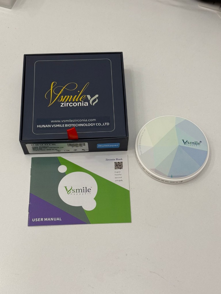 ST Multilayer Zirconia Disc 12mm (98mm) view 6