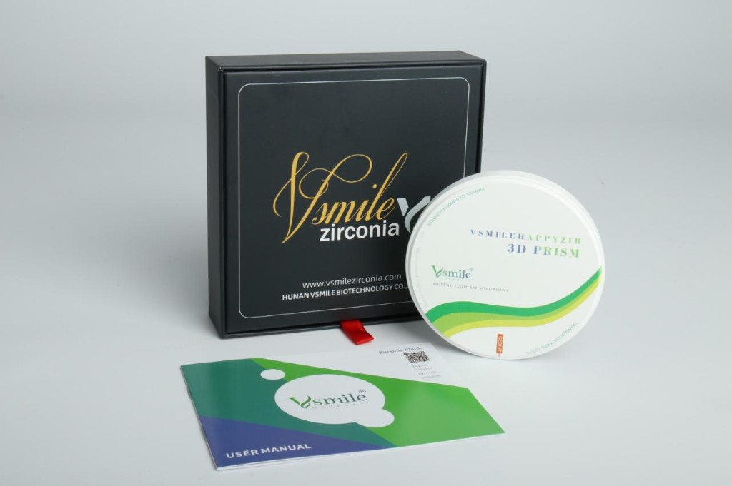 3D Prism Zirconia Disc 12mm (98mm) view 3