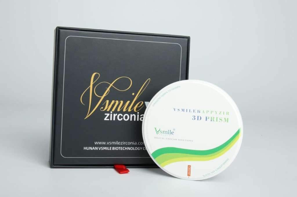 3D Prism Zirconia Disc 12mm (98mm) view 5
